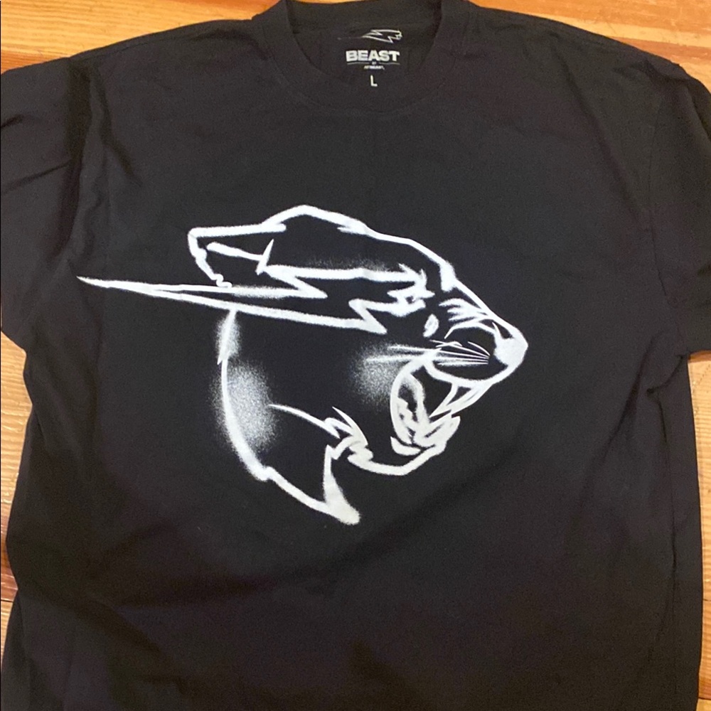 Mr Beast High end Black Graphic T-Shirt